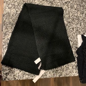 Ann Taylor Black Rhinestone Winter Scarf
